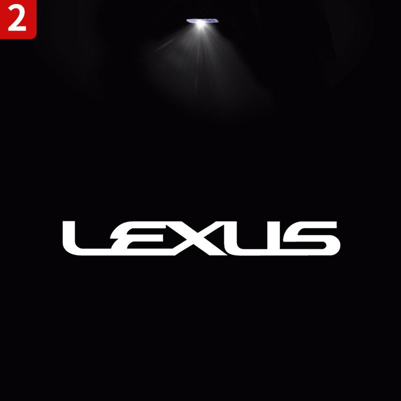 2pcs For LEXUS IS F SPORT IS250 IS300 IS350 UX UX300h UX260h UX200 LED Car Door Welcome Logo Projector Ghost Shadow Light