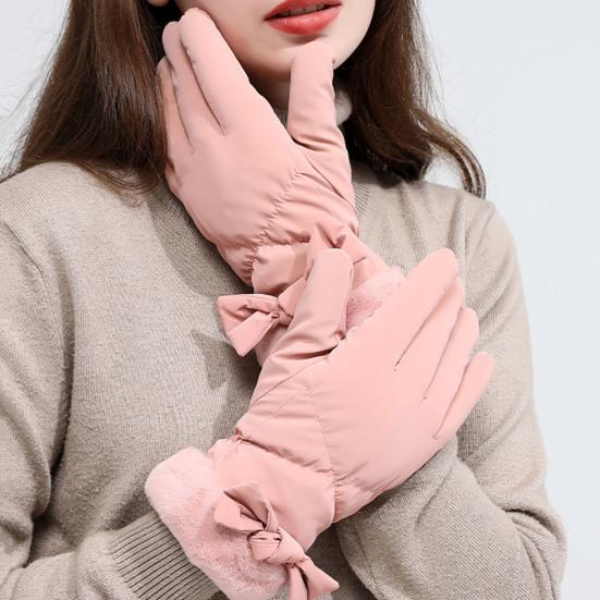 Great Lady Mittens Plush Full Fingers Outdoor Gloves