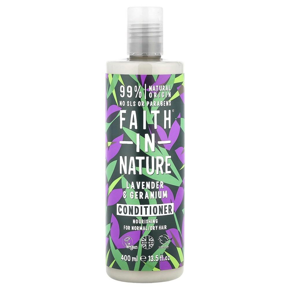 Faith Nature in Conditioner Lavender and Geranium for Normal/Dry Hair 400ml 13.5 fl oz 1 pcs