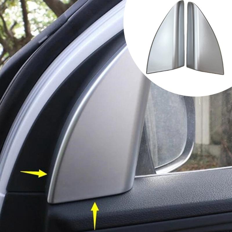 Automotive Interior Triangle Pillar Trim Set ABS A-Pillar Windshield Trim Molding For Select Model Front Window