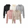 Spring 2026 Women's Diamond Chain Hooded Cardigan & Flare Pants Set