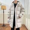 Winter Daunenjacke Herren Mittellang und Lang Sport und Freizeit Kapuzenjacke Zum Warmhalten