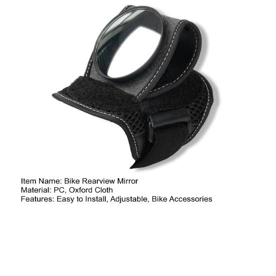 Bicycle Rearview Mirror Wristband Lightweight Adjustable Wearable Cycling Safety Mountain Road Bike Rear View Mirror Wrist Mount Bike
