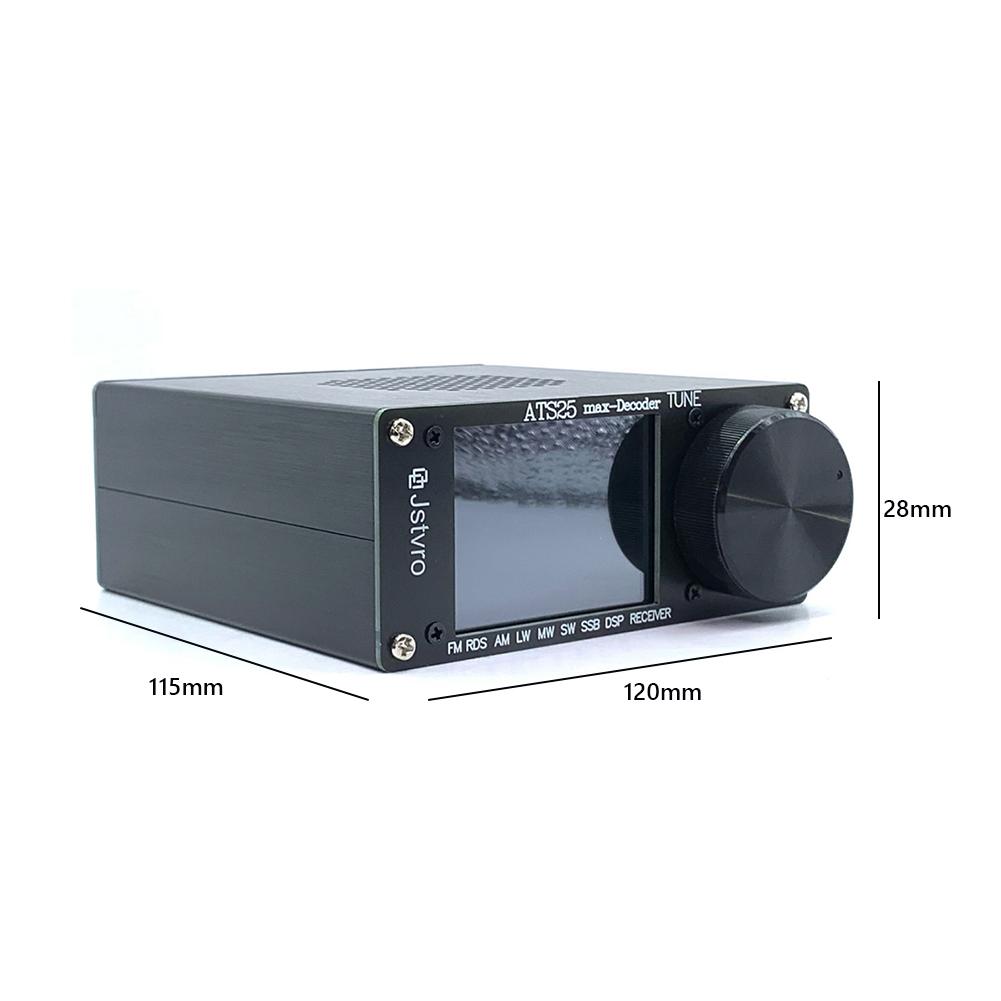 SI4732 ATS-25 Max-Decoder Radio Receiver Version 4.16 Full Band Radio Receiver 3000mA Lithium Battery 2.4 Inch Touching Screen