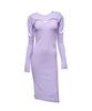 MEZZOKUNST Cutout Slim Long Dress - Purple