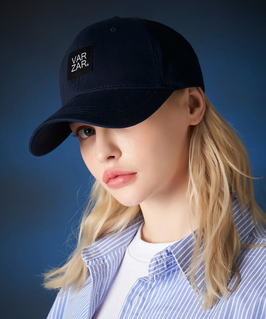 Bajal Label Oversized Ball Cap Navy
