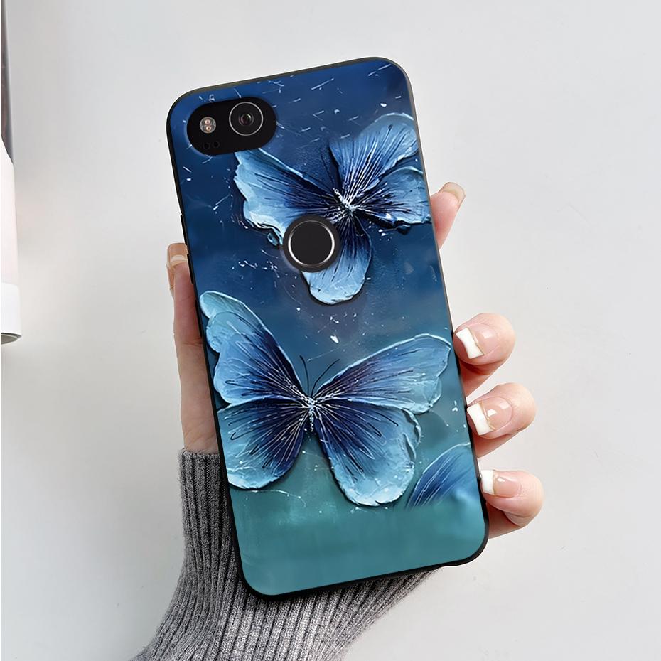 Matte Case For Google Pixel2 Pixel 2 XL Shockproof Cartoon Phone Cover for Google Pixel 2 XL 2XL Soft Silicone TPU Cases Bumper