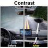 Car Windshield Window Cleaning Tool with 5 Reusable Microfiber Pads & Extendable Handle, Universal Glass Wiper Cleaner for Home Office