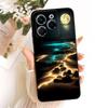 For Infinix Note 40X 5G Fashion Dusk Beach Painting Phone Case For Infinix Note40X 5G X6838 Soft Silicone Covers Bumpers