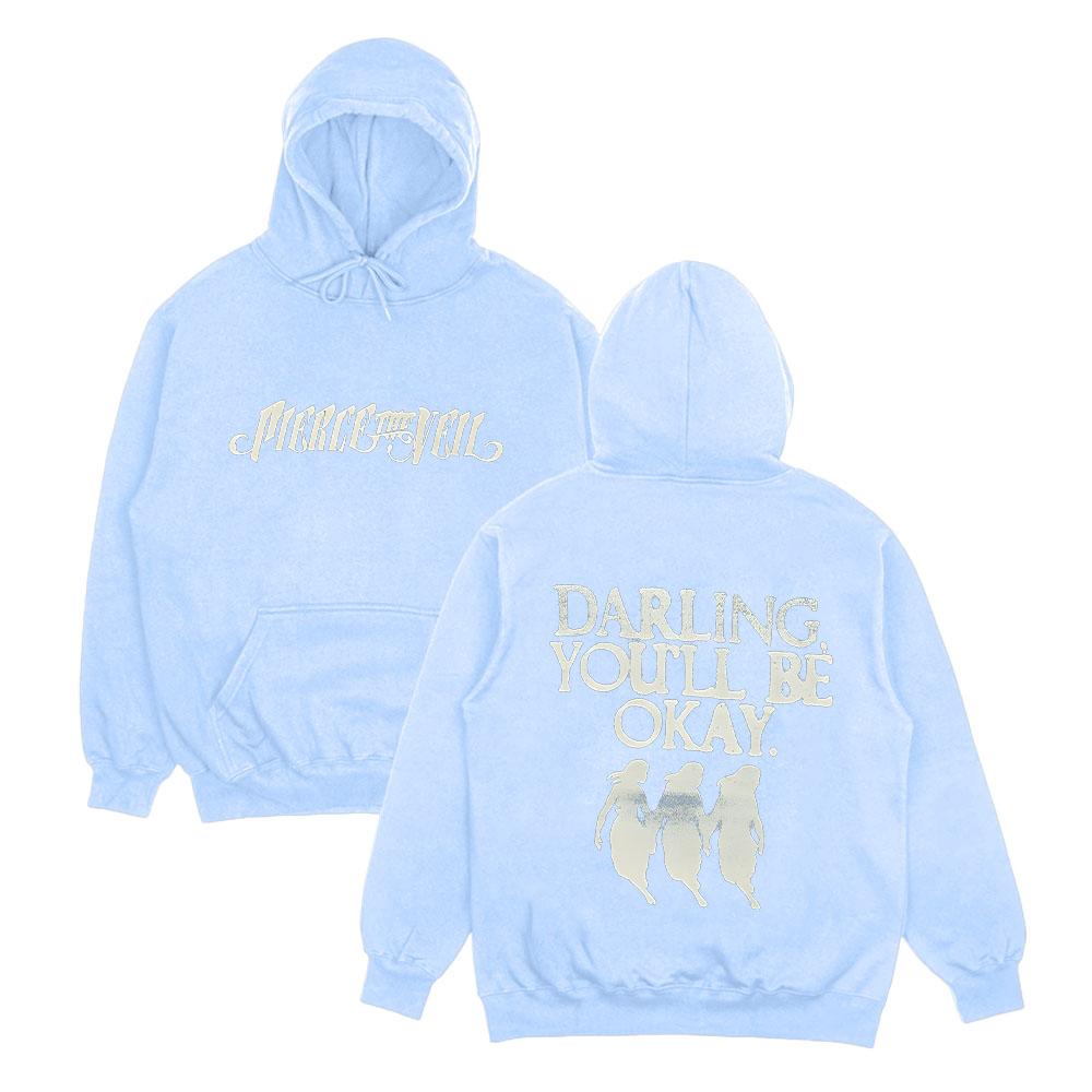 Pierce The Veil Darling You'll Be Okay Hoodie Vintage Print Streetwear Women Men Casual Long Sleeve Hooded Sweatshirts