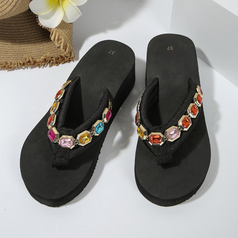 Fashion Slippers Women New Summer Outdoor Platform Sandals Open Toe Beach Shoes for Women Slingback Comfort Flip Flops Zapatos De Mujer