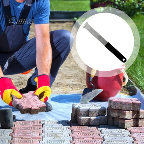 1/2/3Pcs Paver Removal Tool with Micro-Tooth Grooves Non-Slip Rubber Handle Lawn Garden Patio Brick Block Replacement Paver Puller Extractor Remover