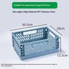 1Pcs Mini Foldable Storage Basket, Home Desktop Clutter Organizer Box, Portable Multi-Functional Solid Color Storage Basket