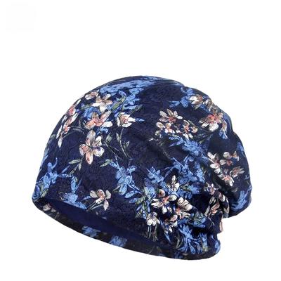 Four Seasons Thin Lace Jacquard Hollow Breathable Fashion Capped Women'S Chemotherapy Pile Hat Baotou Hat