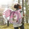 Cat Pet Carrier Backpack Transparent Capsule Bubble Design Breathable for Small Animals Ideal for Travel