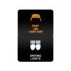 Car Push Switch Dual ON OFF Button Led Bar Roof Lights Fog Spot Driving Lights Button For Toyota 4Runner Hilux RAV4 Prado Camry