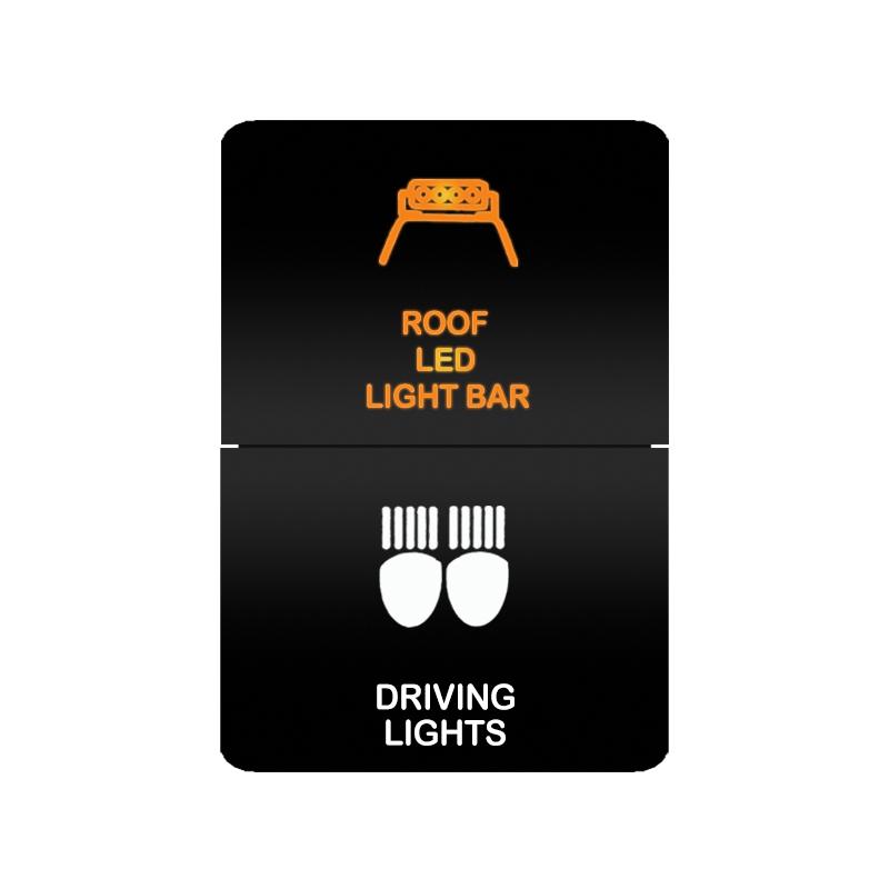 Car Push Switch Dual ON OFF Button Led Bar Roof Lights Fog Spot Driving Lights Button For Toyota 4Runner Hilux RAV4 Prado Camry