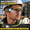 Three Light Source USB Rechargeable Headlamp Multi Angle Multi Angle Work Light  For Adults