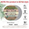 2D Flat, 1pc Round Aluminum Sign, "Amazing Grace" Christian Hymn Quote, Colorful Butterfly & Rustic Wood Design, Metal Wall Art, Ideal for Home