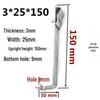 Galvanized L-Shaped Lightning Protection Bracket with Fishtail Clip