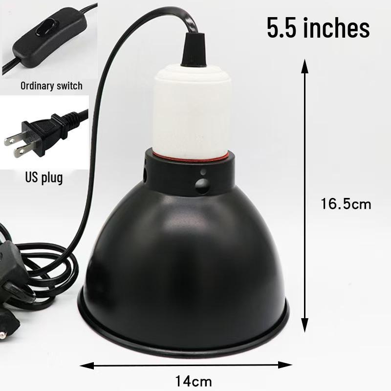 Turtle Basking Reptile Lamp: Adjustable Heat-Resistant Sun Lamp Cover with Focused Light and Heat Control