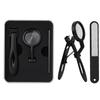Stainless Steel Magnifying Nail Clippers for Elderly with Hard, Thick Nails - Large Size