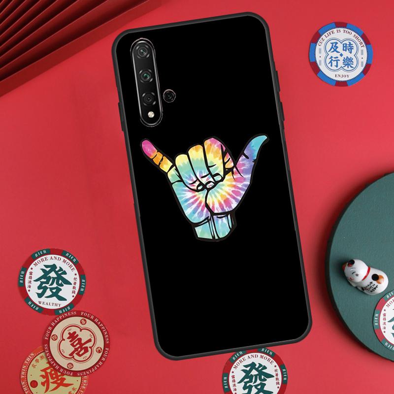Surfer Surf Hang Loose Shaka For Huawei Nova 11 Pro 9 10 SE Y60 Y70 Y90 Y61 Y91 Y72 Y73 12i 11i 8i P20 P30 P40 Lite Case