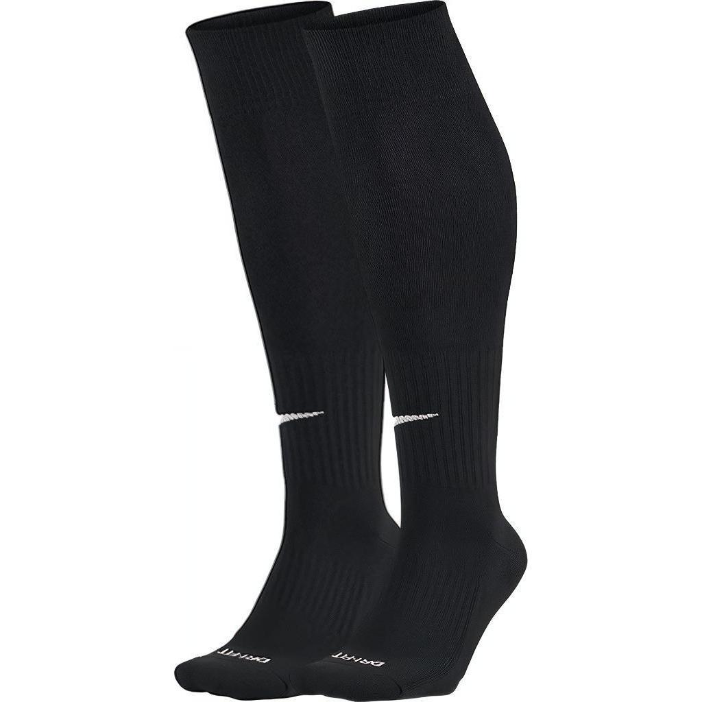 Nike Academy Alphabet Logo Soccer/Football Socks 2 Pairs Black Men s SX4120-001 L