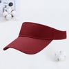 Hat female spring summer sun protection empty top hat embroidery sports outdoor outing visor cap cap male