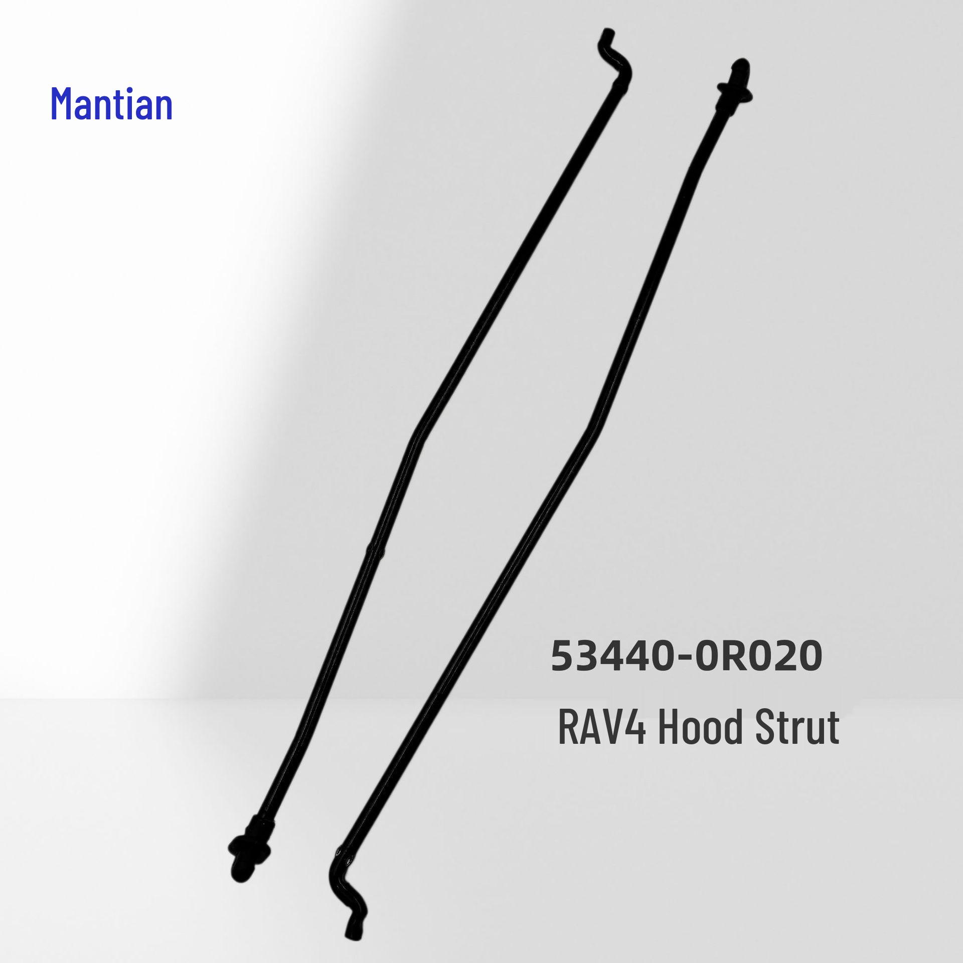 Hood Support Rod for Toyota RAV4 ACA3 - Part Numbers 53440-0R020 & 53450-0R020 Hood Support Rod for Toyota RAV4 - 53450-0R020