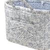 Boho Foldable Floral Organizer Bin Large Capacity Collapsible Laundry Nursery Hamper with Handles for Clothes and Sundries