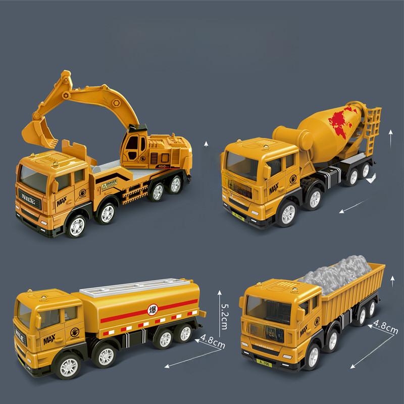 Plastic Mixer Excavator Truck Construction Vehicle Children Inertia Car Toy