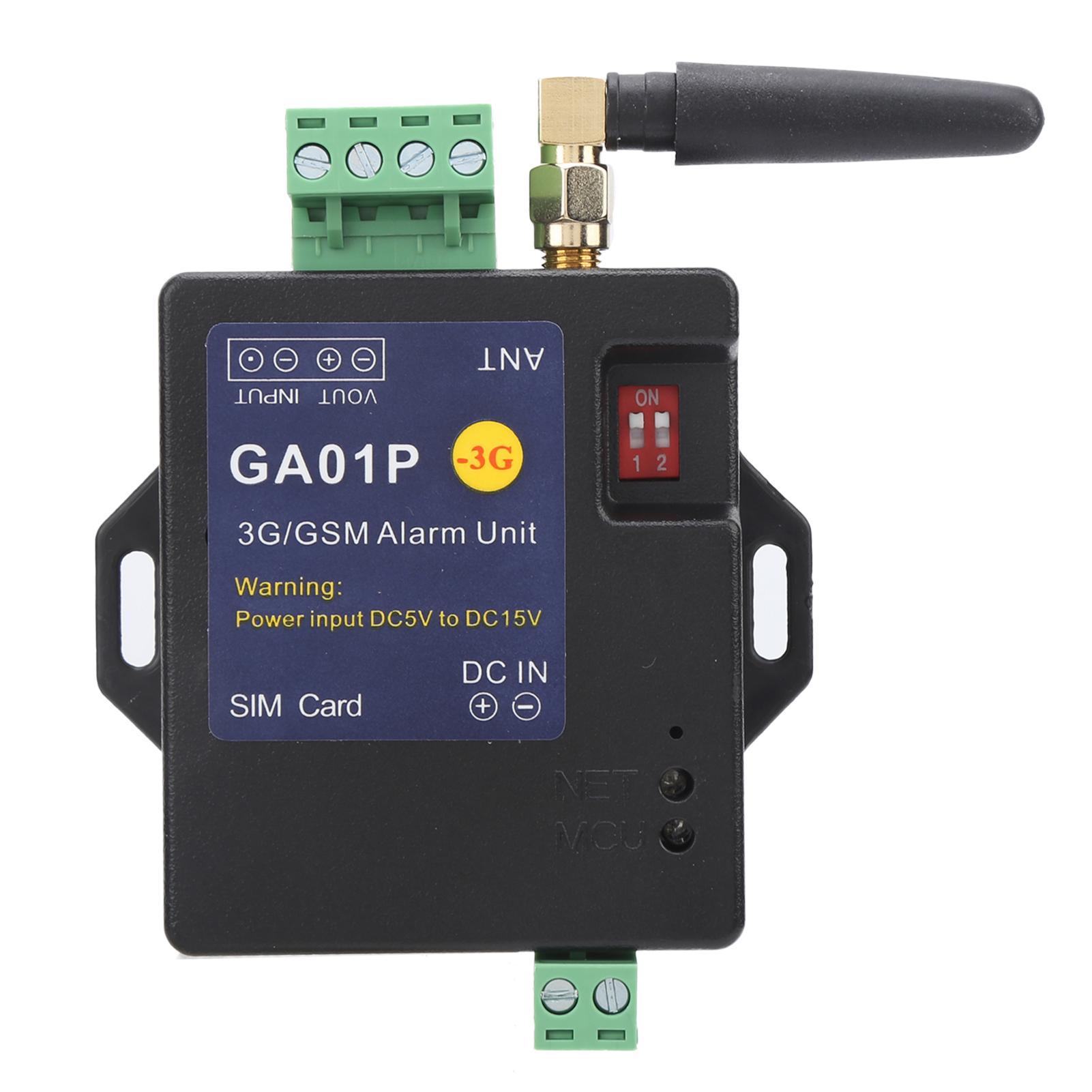 

GA01P 3G GSM Система сигнализации 1 вход Мини Умное оповещение об отключении питания Дистанционное управление с мобильного телефона