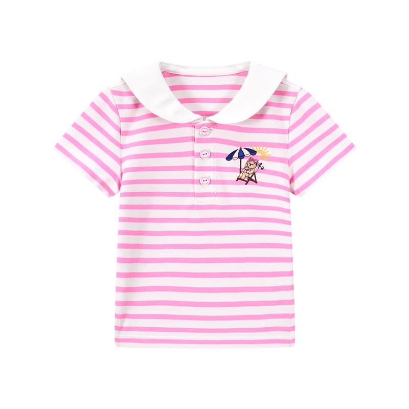 Teenie Weenie Kids Sailor Stripe Cool-Dry T-Shirt 90
