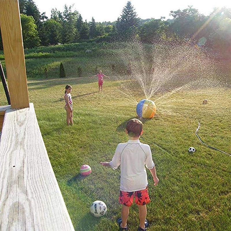 Divertida Pelota Inflable de Chorro de Agua de Verano 75 cm Aspersor Exterior Juguete Salpicador Niños Jardín Césped Patio Trasero Piscina Juguetes de Juego Para Niños