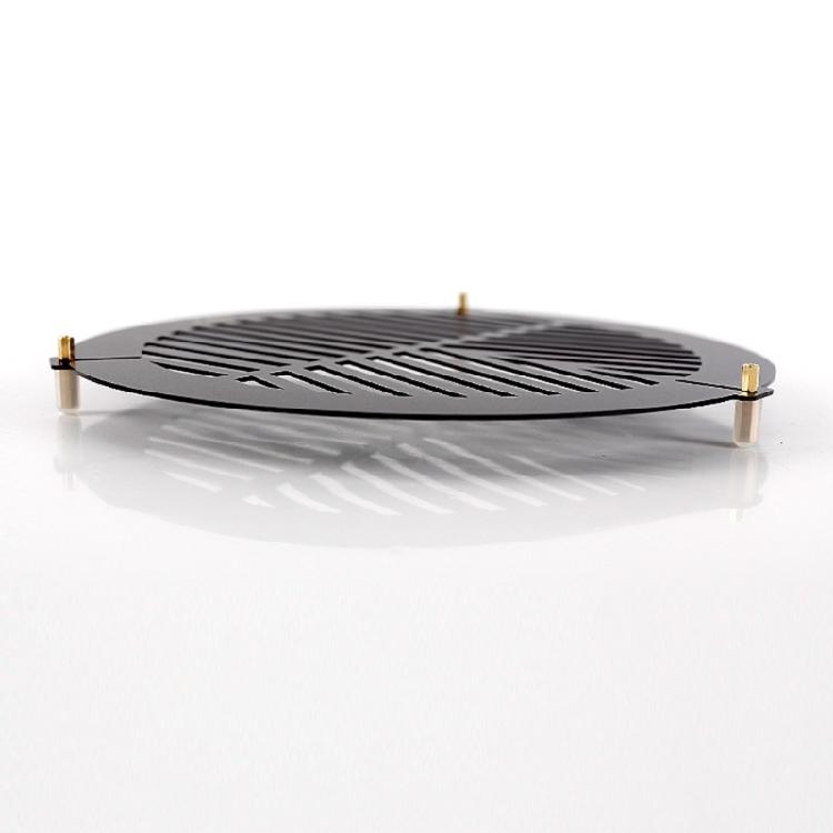 Leghe di Alluminio Maschera di Bahtinov Messa a Fuoco Piastra a Spina di Pesce 60/80/100/140/200/270mm Accessori Astronomici Piastra Metallica a Spina di Pesce