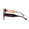 Lunettes de soleil - Carolina Herrera - CH 0010/S - Burgundy - Protection 3 - Monture classique