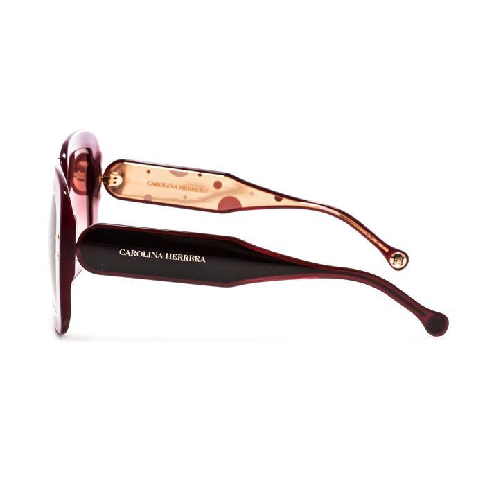 Lunettes de soleil - Carolina Herrera - CH 0010/S - Burgundy - Protection 3 - Monture classique