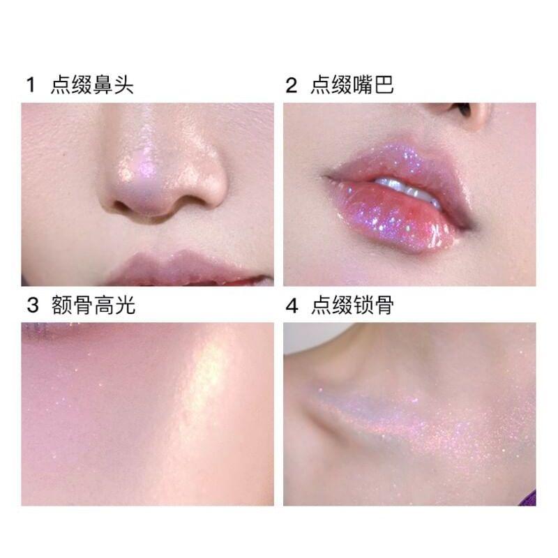 GELLA'S - 4 Colors Chameleon Eyeshadow Palette - Cool Smokey Purple