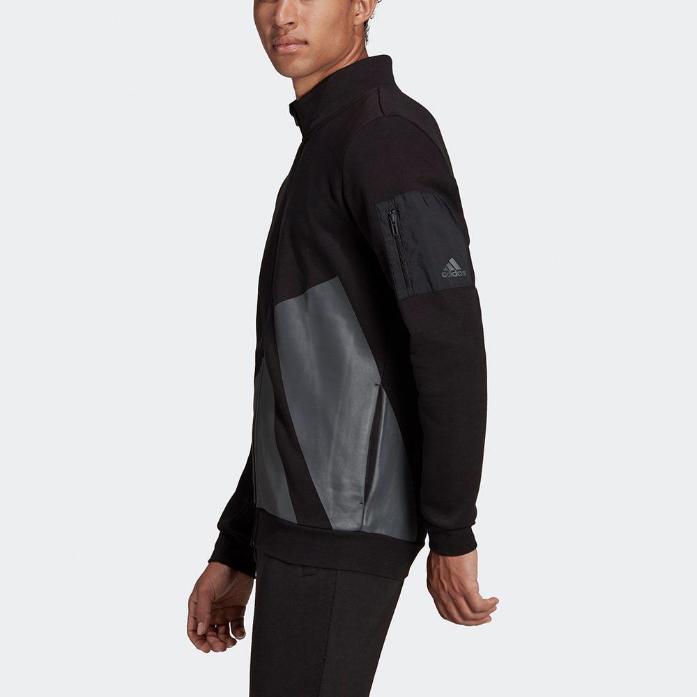 Adidas Jackets Men's Black Stand Collar Moderate Other HI1187