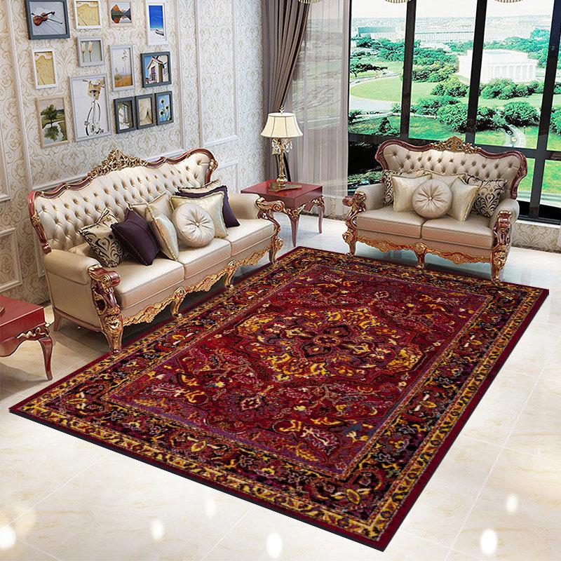 Vintage Persian Style Living Room Carpet Hotel Homestay Corridor Carpet