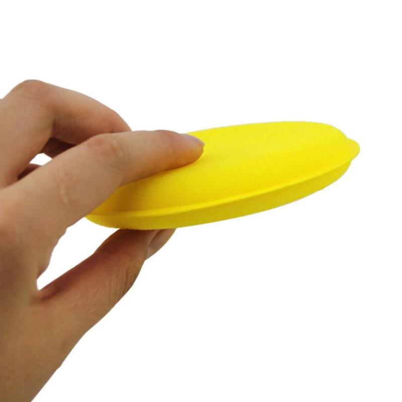 5PCS / 10PCS Car High Density Round Waxing Polishing Sponge Foam Sponge For Vehicle Furniture Glass Floor Wash Cleaning Tool