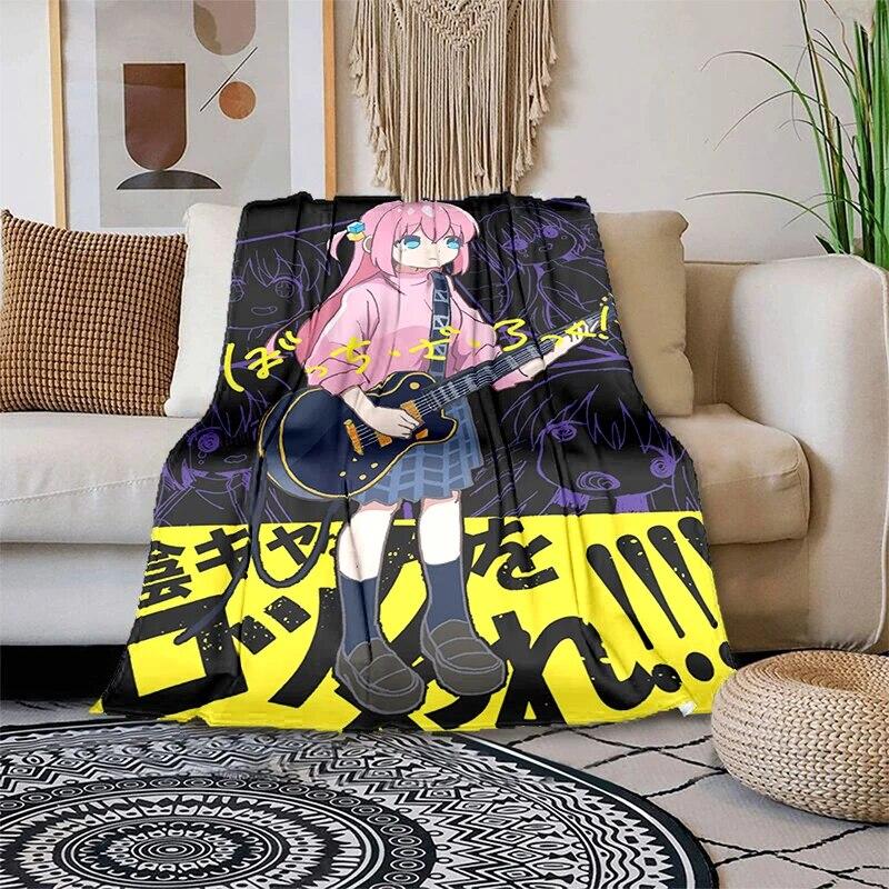 Lonely Rock Cartoon Plush Bed Throwing Cartoon Picnic Thin Blankets Modern Flannel Blanket Cover Gedruckt Bettdecke Geschenk