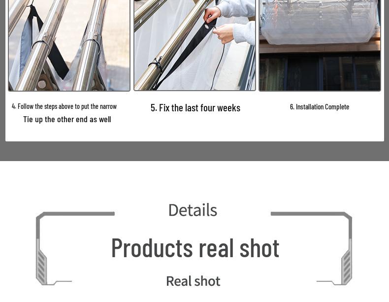 Retractable Outdoor Clothes Drying Rack with Anti-Drop Mesh Bag and Protective Quilt Net Cover