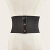 Wind Ladies Wide Belt Retro Elastic Elastic Waist Seal Dress Waist Decoration