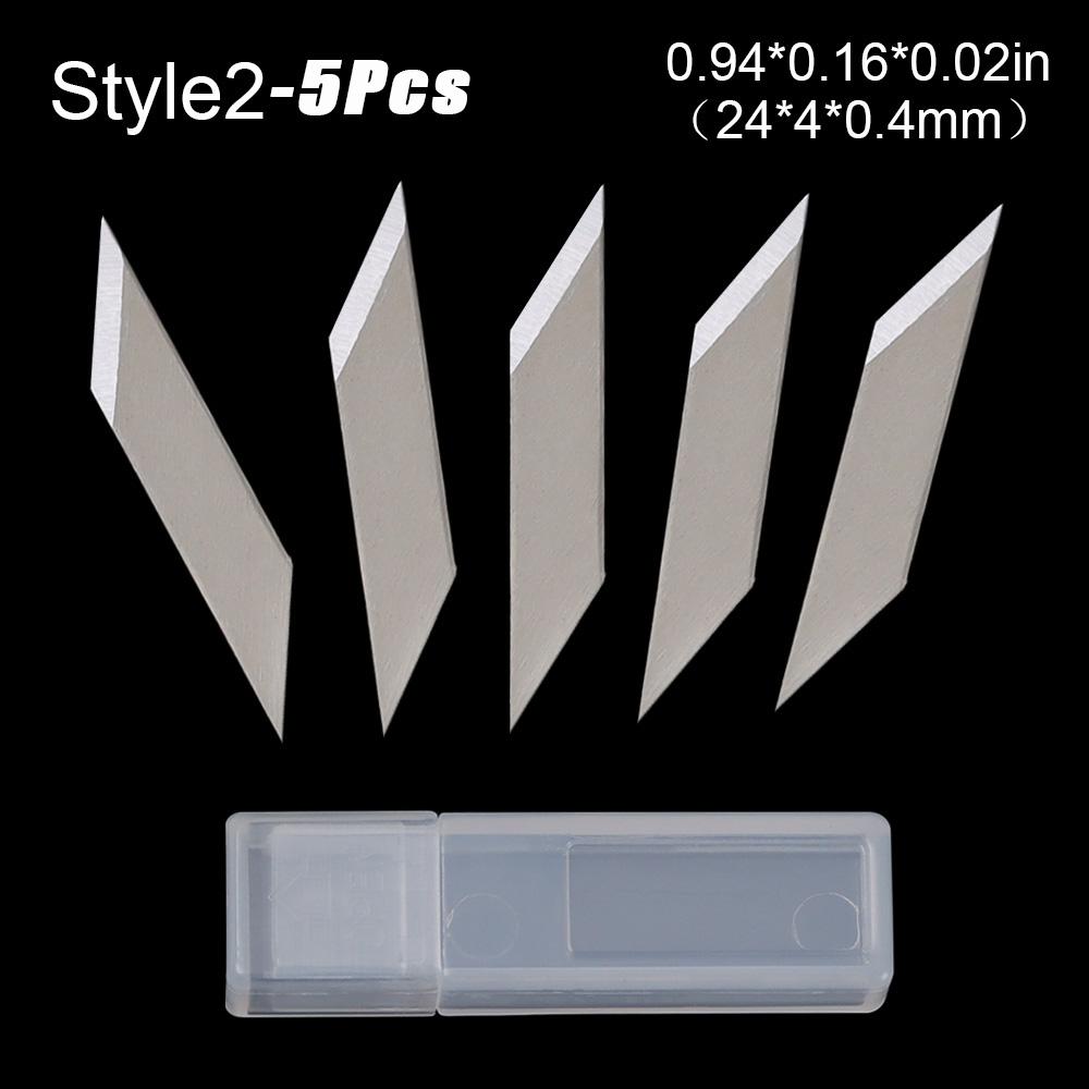 5/10pcs Engraving Non-Slip Metal Scalpel Knife Parts Blades Cutter Craft Knives for Mobile Phone PCB Repair Hand Tools