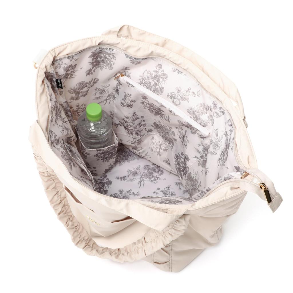 Francfranc Classic Flower Reiselicht Tasche, Rosa, Wasserabweisend, Leicht, Handgepäck