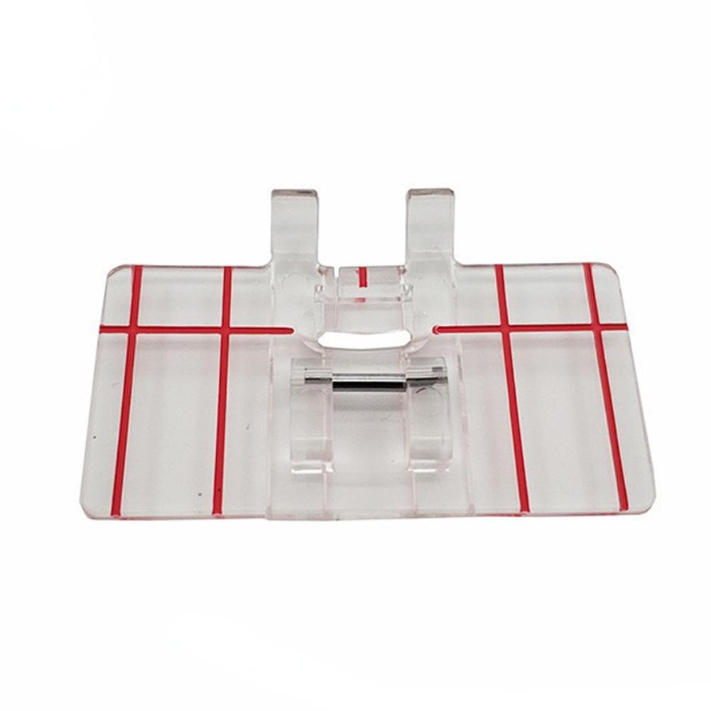 Brand New Home Presser Foot 1 Pcs 4.5*2.9*0.2cm Parts Plastic+Metal Sewing Machine Accessories For Snap-on Sewing Machine