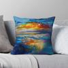 Liquid Cyan Soctland Pillowcase Polyester Linen Velvet Pattern Zip Decor Throw Pillow Case Bed Cushion Cover