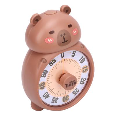 Capybara Timer Battery Operated Large Display Cute Visual Countdown Timer for Kids Students